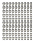SALUTUYA LED-hållare 100 set LED-hållare 10 mm Plast lysdiod Panelmonterad Clip Tillbehörsset elektronisk diod