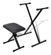 Set med pall och justerbart pianostöd - SALALIS - SH123790