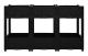 Upphöjd säng 120x40x71 cm Polypropen - SALALIS - SP030075