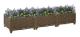 Upphöjd säng 120x40x23 cm Polypropen - SALALIS - SP061973