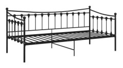 Bäddsoffa stomme Svart Metall 90x200 cm - SALALIS - SH057812