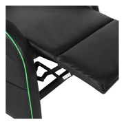 Enkel soffstol - SALALIS - hemmabiostolar - PU - 103,5x74x65cm - grön