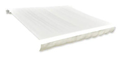 Baldakin - SALALIS - Classic - Canopy ram ingår ej Canvas - Kräm - Polyester - 6x3 m