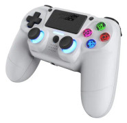 DragonShock - MIZAR BT - Trådlös handkontroll i vitt för PS4, PC och mobil