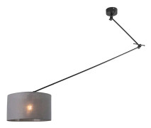Hängande lampa svart med skugga 35 cm mörkgrå justerbar - Blitz I