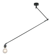 Modern hängande lampa svart utan skugga - Blitz I