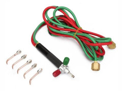 SALALIS Verktygssats för lödpistol - Mini Oxygen Gas Torch + 5 utbytbara spetsar