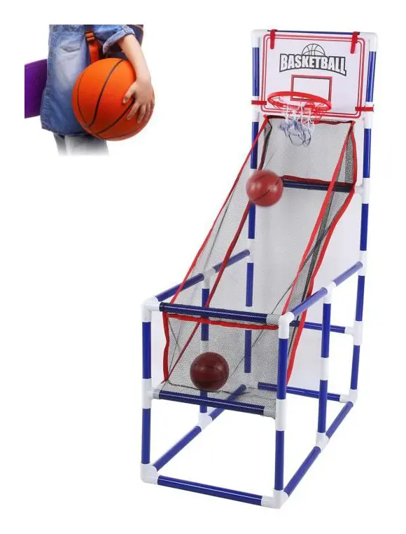 SALUTUYA Basket Hoop Leksak Basket Hoop Game Barn Montering Pusselspel Skjutbord (2 mål)