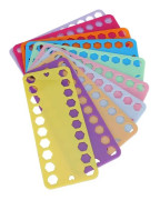 SALALIS Broderi Tråd Organizer 20st Korsstygn Tråd Organizer Plast Panel Färg 20 Sybehör Kit