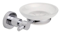 tesa LOXX 40282-00000-00 tvålkopp krom (blank), vit (satin) (40282-00000-00)