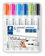 Lumocolor whiteboardpennor 6-pack Staedtler