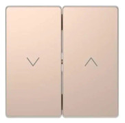 Schneider Electric mtn3855Â? Â Â Â 6051Â Enkelknapp för d-life range slutarmekanism, Champagne - MTN3855-6051