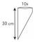 Tescoma 630465, Plast, Transparent, 30 cm, 10 st.