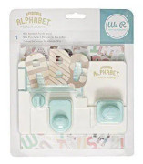 Rayher Hobby Mini Alphabet stansbräda, SB-blister, diverse, grå, 2,2-nbspx 1,85-nbspx 0,49-nbspcm - 60709000