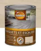 DULUX VALENTINE Xyladecor sealer för inredning av trägolv, parkettgolv och trappor - gråvit satinlook