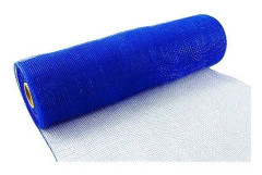 Eleganza Royal No. 18 Deco Mesh, blå, 25 cm x 9,1 m - OA639355