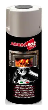 Högtemperaturfärg antracitgrå 400 ml - V400TEMP.6 - Ambro-sol