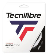 Tecnifibre Razor Code 12m tennissnöre - vit - 1,25mm