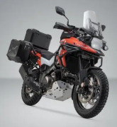 SW-Motech Suzuki V-Strom 1050 (19-) äventyrsmotorcykelskyddssats - vit/svart/silver - TU