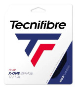 Tecnifibre X-ONE Biphase 12m tennissnöre - svart - 1,24mm