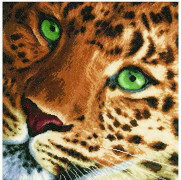 Lanarte L0155213 - SYKIT - Counted Cross Stitch Kit, Leopard Aïda