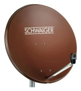 Schwaiger SPI996.2 Parabolantenn 80 cm Reflektormaterial: Stål Tegelröd