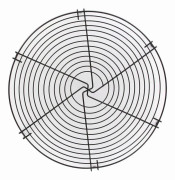 Kakform i metall med non-stick beläggning 30 cm Zenker ref. 684985