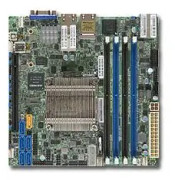  SUPERMICRO X10SDV-4C+-TLN4F - Moderkort - mini ITX - Intel Xeon D-1518 - USB 3.0 - 2 x 10 Gigabit LAN, 2 x Gigabit LAN - inbyggda grafiken