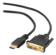 GEMBIRD CC-HDMI-DVI-15 KABEL 5M SVART