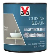 V33 Köks- och badrumsfärgResisteExtremee Taupe Satin 0,5 L