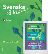 Svenska så klart! B-boken med digitala övningar (12 mån)