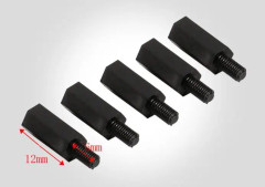 SALALIS-Nylon sexkantsdistanser 100 st M2 M3 M4 plast nylon sexkantsbrickor hane hona hona distanser DIY lagskruv