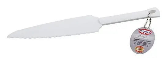 Dr. Oetker klassisk konditorkniv 30 cm Vit, plast, 30 x 0,5 x 0,5 cm - 1661