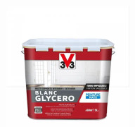 Flerstödsfärg V33 Glycero matt vit, 5 l