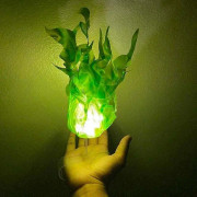 Simulation Floating Fireball Lamp Artificial Fire Flame With Clear Wearable