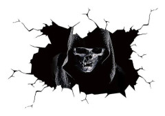 Silent Skull Decal Decor