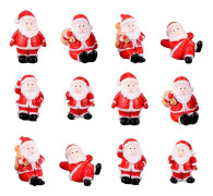 Miniatyr jultomtefigurer
