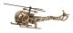 3D-modell i MDF-trä - Helikopter - 38 x 13 cm