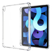 eSTUFF - Skyddsfodral för surfplatta - soft, shockproof, 10.9 - termoplastisk polyuretan (TPU) - klar - för Apple 10.9-inch iPad Air (4:e generatio...