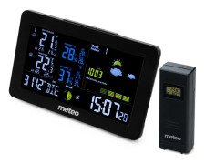 Väderstation - 12,5x20,5x3,2 cm - LCD VA Display - svart