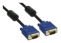 Kindermann 7483000405 5m VGA (D-Sub) VGA (D-Sub) Svart - Blå VGA-kabel (7483000405)