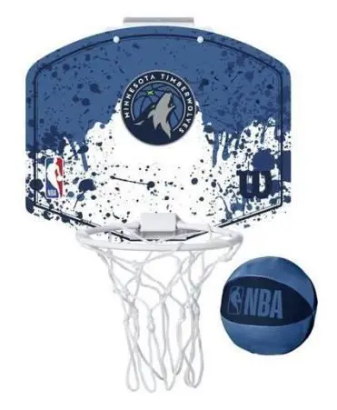 NBA Minnesota Timberwolves Mini Basket - blå - TU