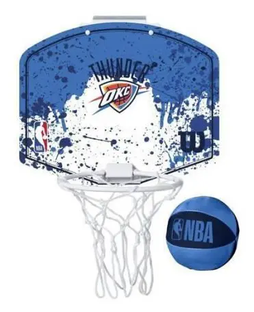 NBA Oklahoma City Thunder Mini Basket - blå - TU