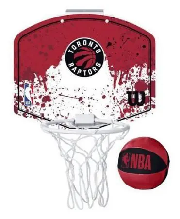 NBA Toronto Raptors Mini Basket - röd - TU