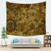 tecknad netto röd gobeläng