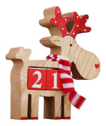 Trä jul adventskalender