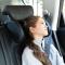 A05 Justerbar bil Auto U-formad minne skum hals Rest Cushion Seat Pillow med Hook & Mobile Telefonhållare (svart)
