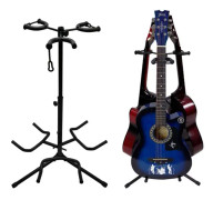 Tripod Three-head Height Adjustment Guitar Stand