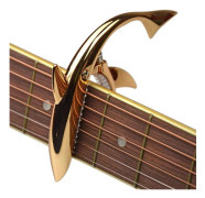 Hajformad gitarr i zinklegering Capo (roséguld)