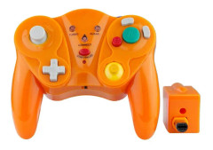 HY-5201 2.4HGz Wireless Gamepad For Nintendo NGC, Color of the product: Orange